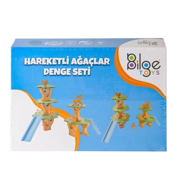 Ahşap Hareketli Ağaçlar Denge Seti