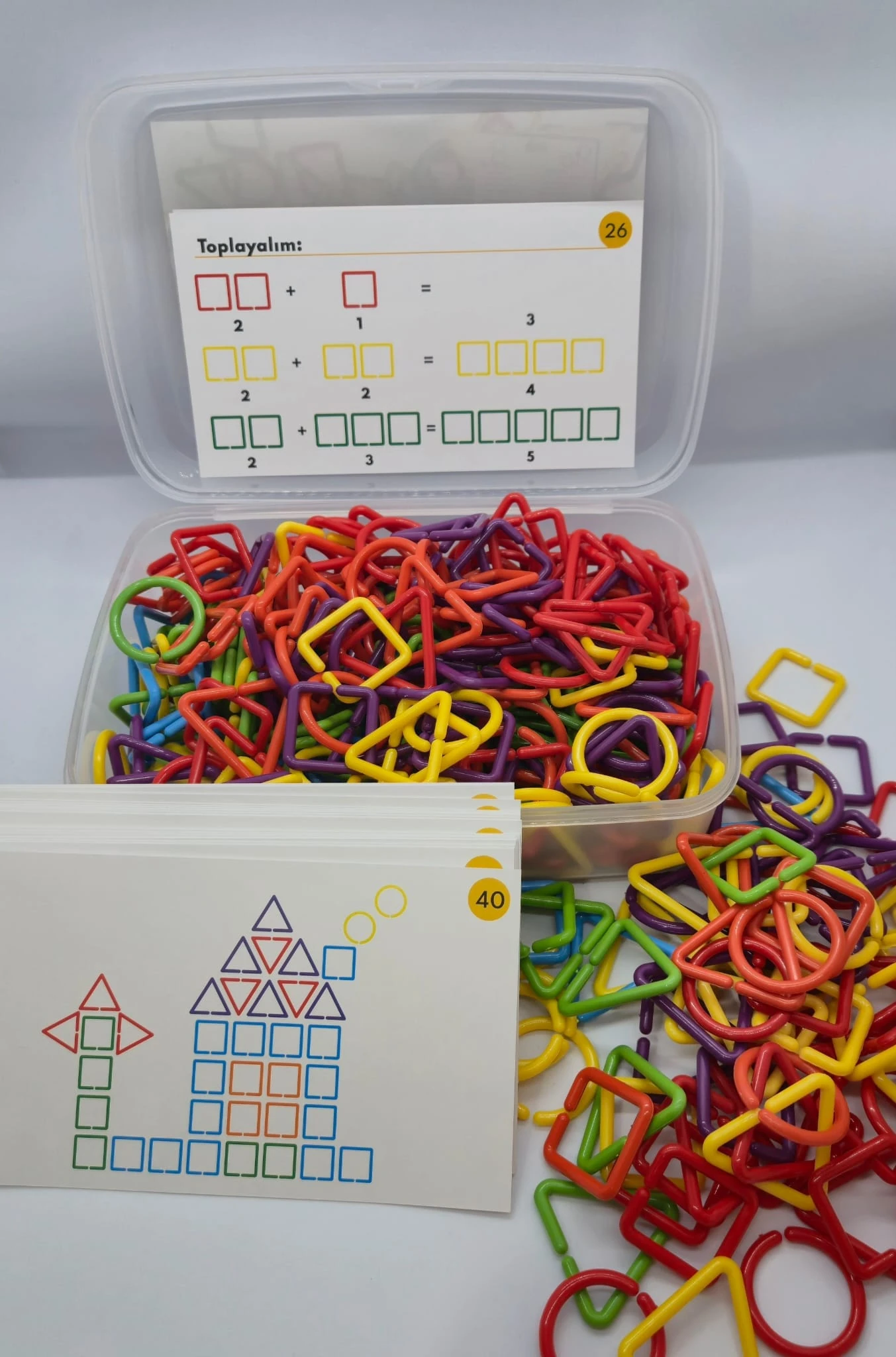 Geometrik Aktivite Şekilleri Ve Kartları