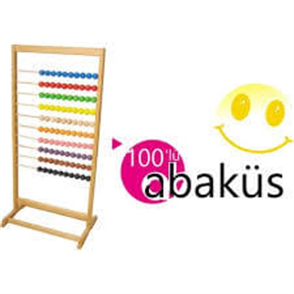 Ahşap Ayaklı Abaküs 100 lü