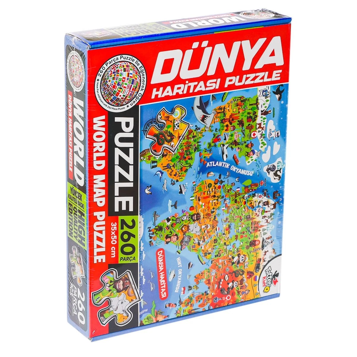 Dünya Kültür Haritası Puzzle