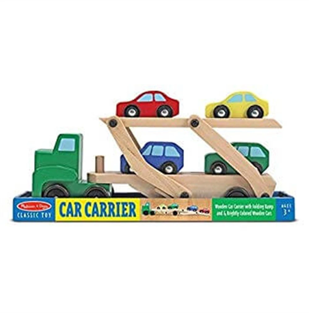 Melissa&Doug Ahşap Araba Taşıyıcı
