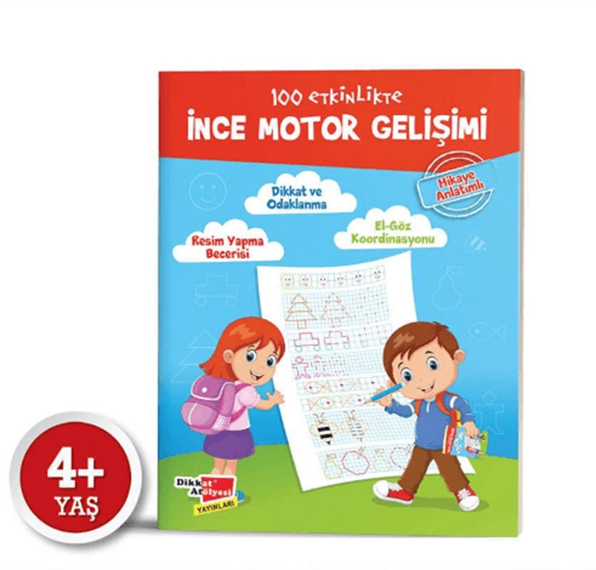 100 Etkinlikte İnce Motor Gelişimi (Hikaye Anlatımlı)