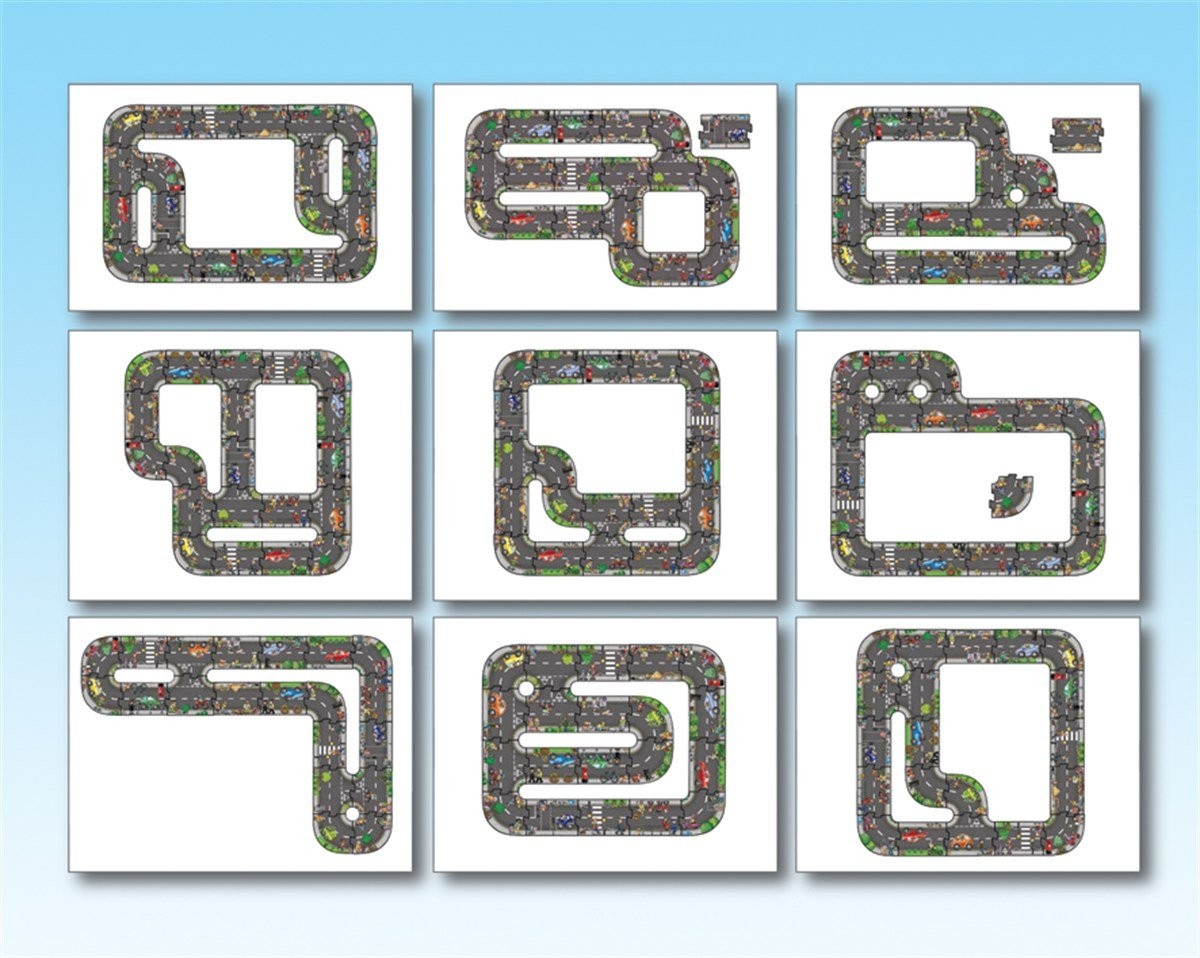 Giant Road Karayolu Puzzle