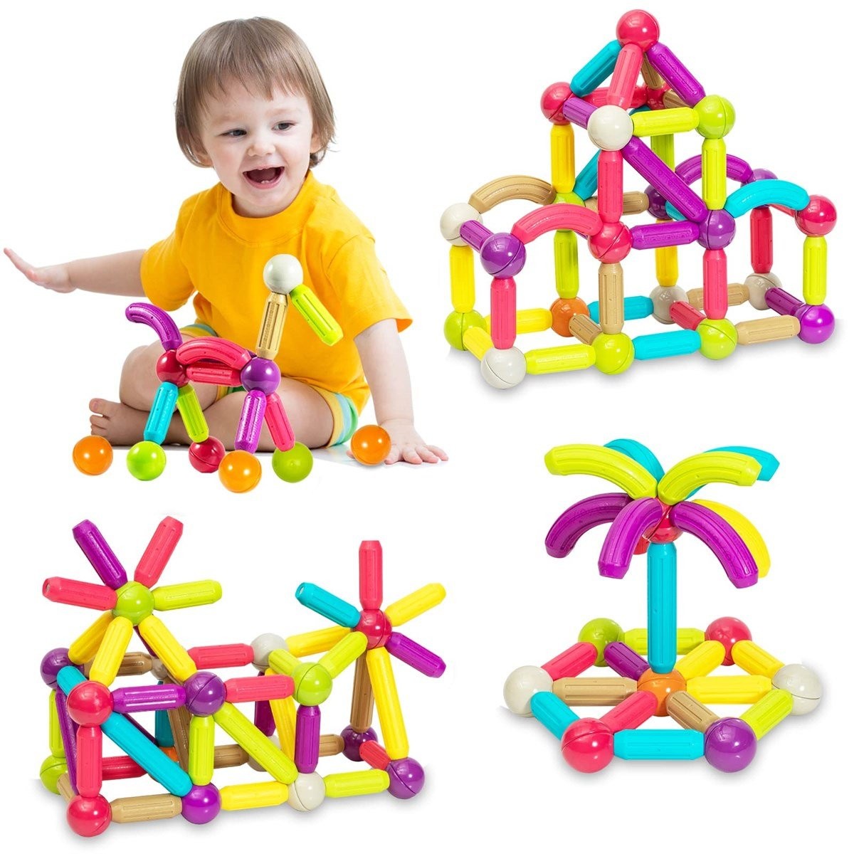 Magnetic Puzzle Sticks 42 Parça