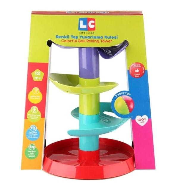 Let's be Child - Renkli Top Yuvarlama Kulesi