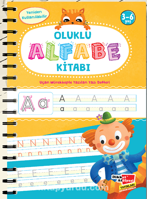 Sihirli Kalemli Oluklu Alfabe Kitabı