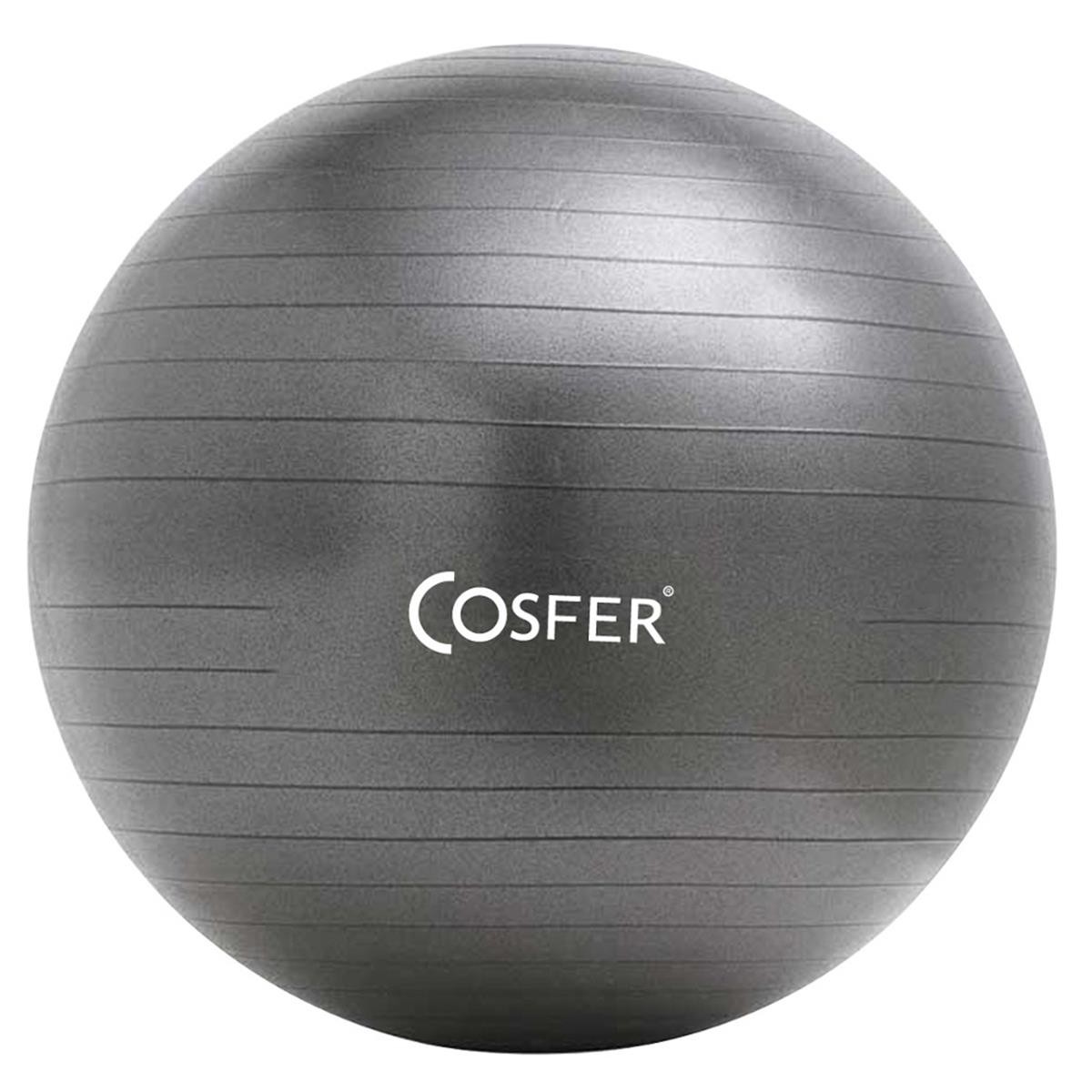 Cosfer Pilates Topu 20cm Koyu Gri