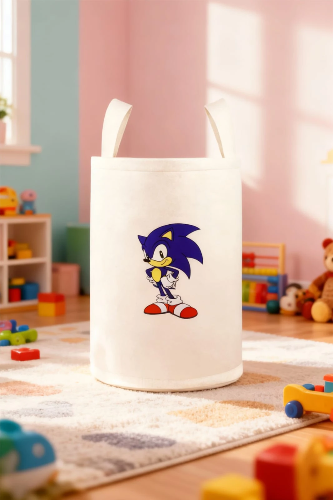 Oyuncak ve Kirli Taşıma Sepeti Keçe 50 Cm 