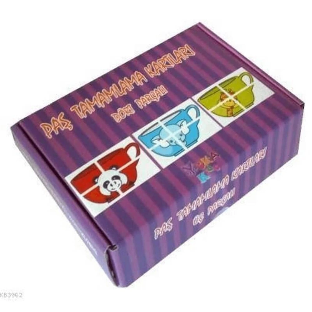 Paş Tamamlama Kartları Dört Parçalı