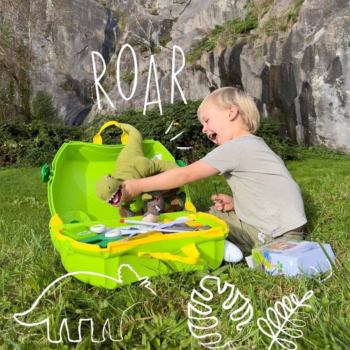 Trunki Çocuk Bavulu - Dinozor - Dudley