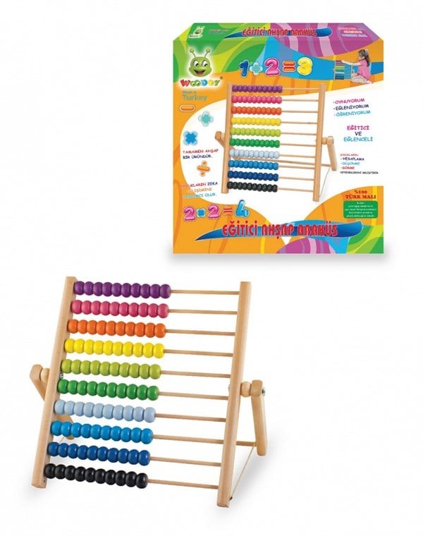 Woodoy Eğitici Abaküs Masaüstü