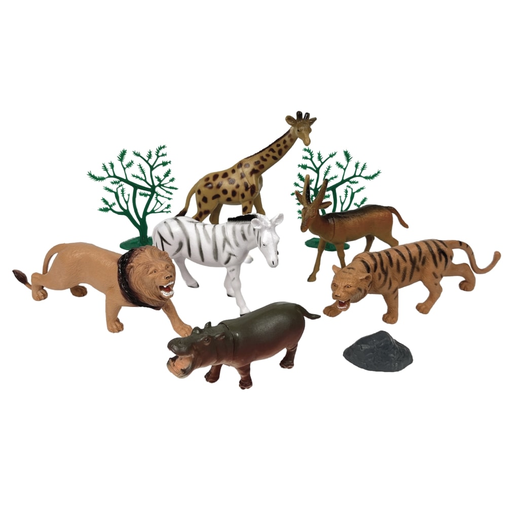 Vahşi Hayvanlar Poşetli 9 Parça