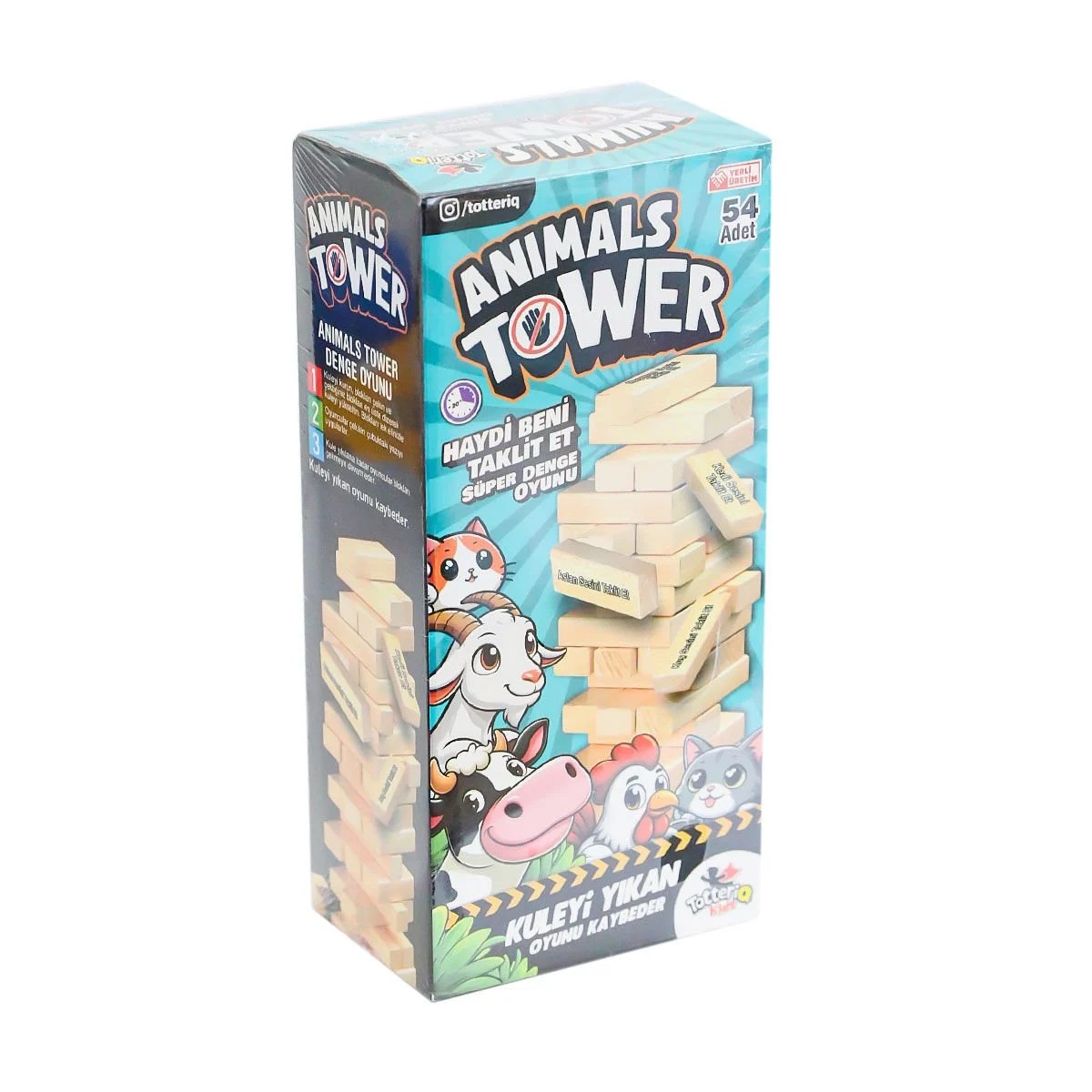 Animals Tower Süper Denge Oyunu 54 Parça