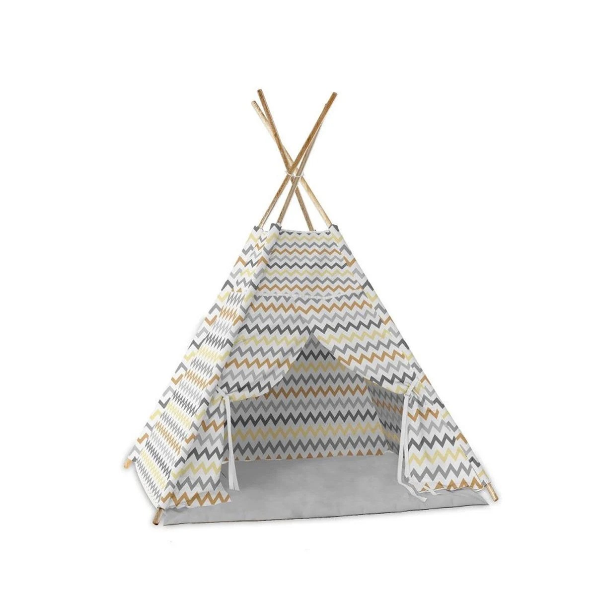 Ahşap Zigzag Oyun Çadırı