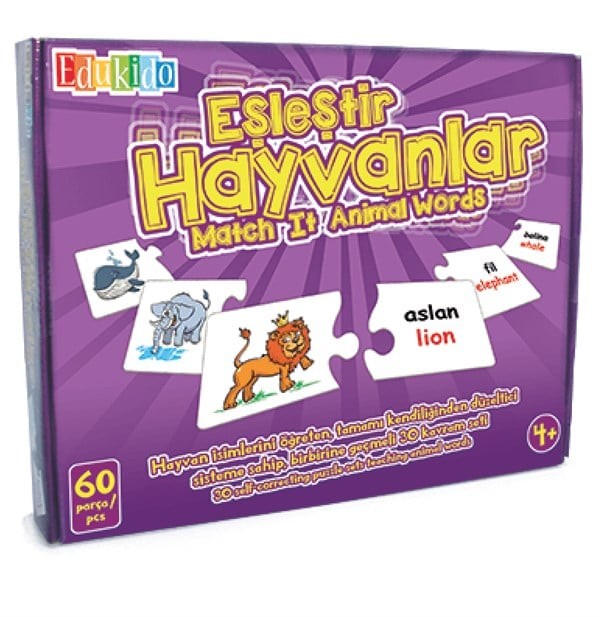 Edukido Eşleştir Hayvanlar
