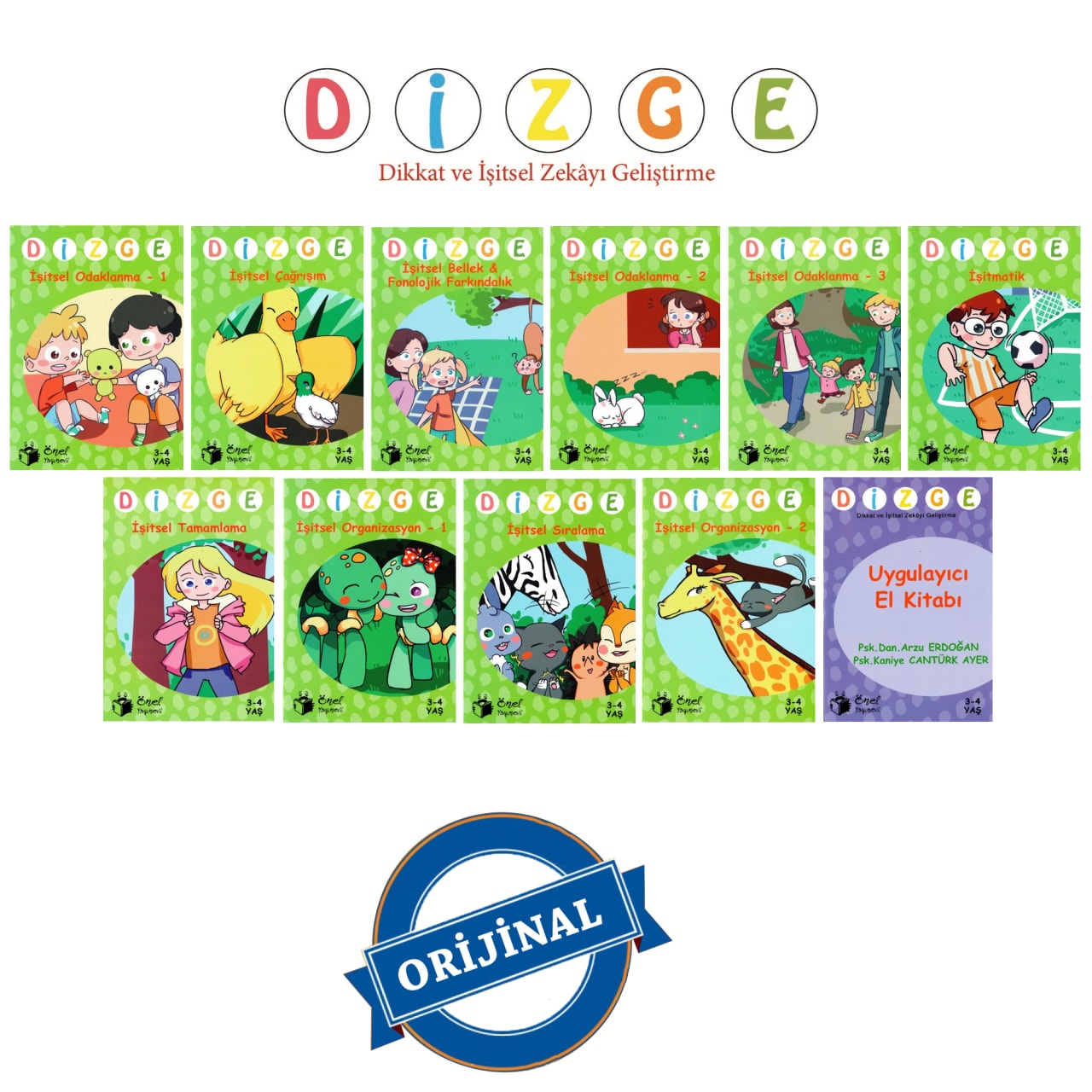 Dizge 3-4 Yaş Dikkat ve İşitsel Zekayı Geliştirme