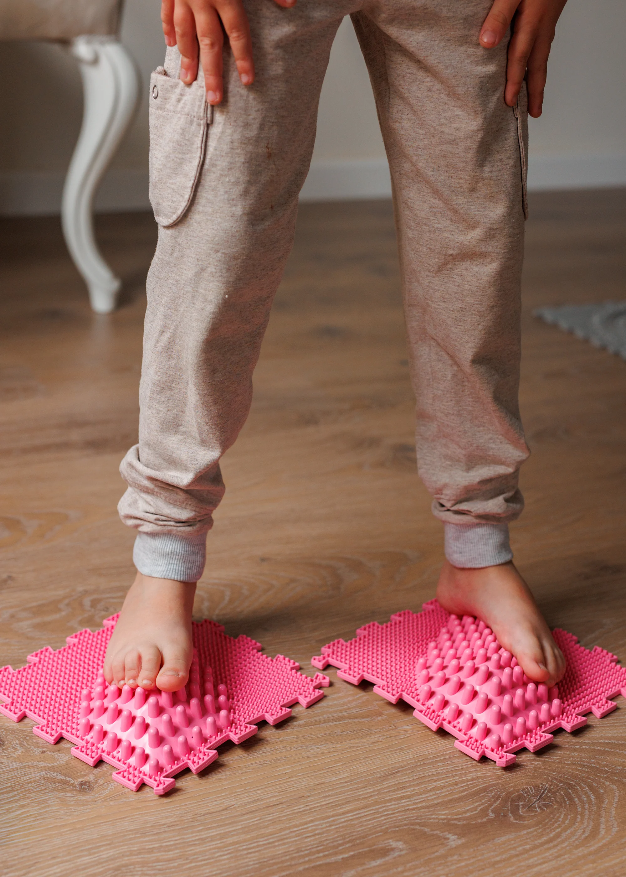 2 Modüllü Dalga Ortopedik Halı Çocuk Duyu Matları Puzzle Çocuk Masaj Halıları