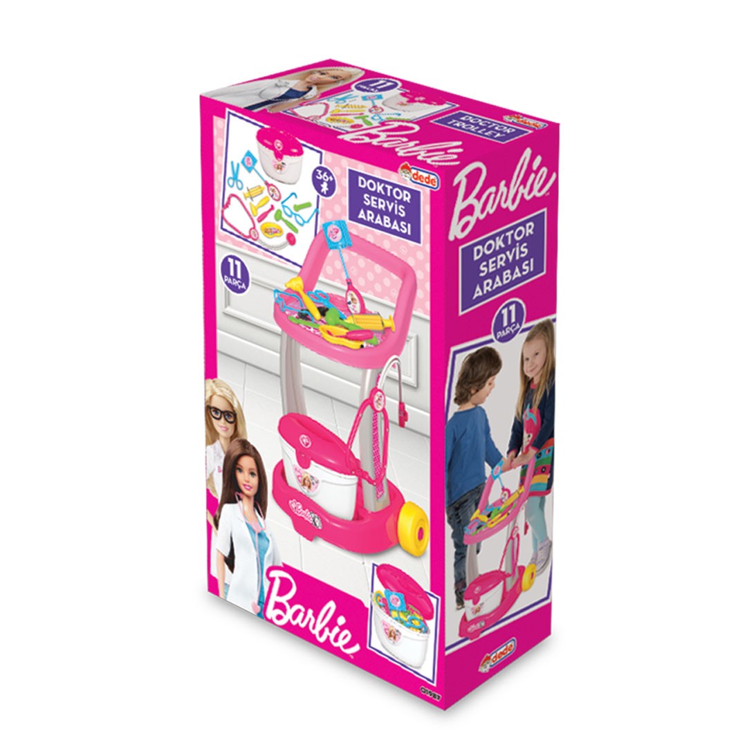 Kız Çocuk Barbie Doktor Servis Arabası