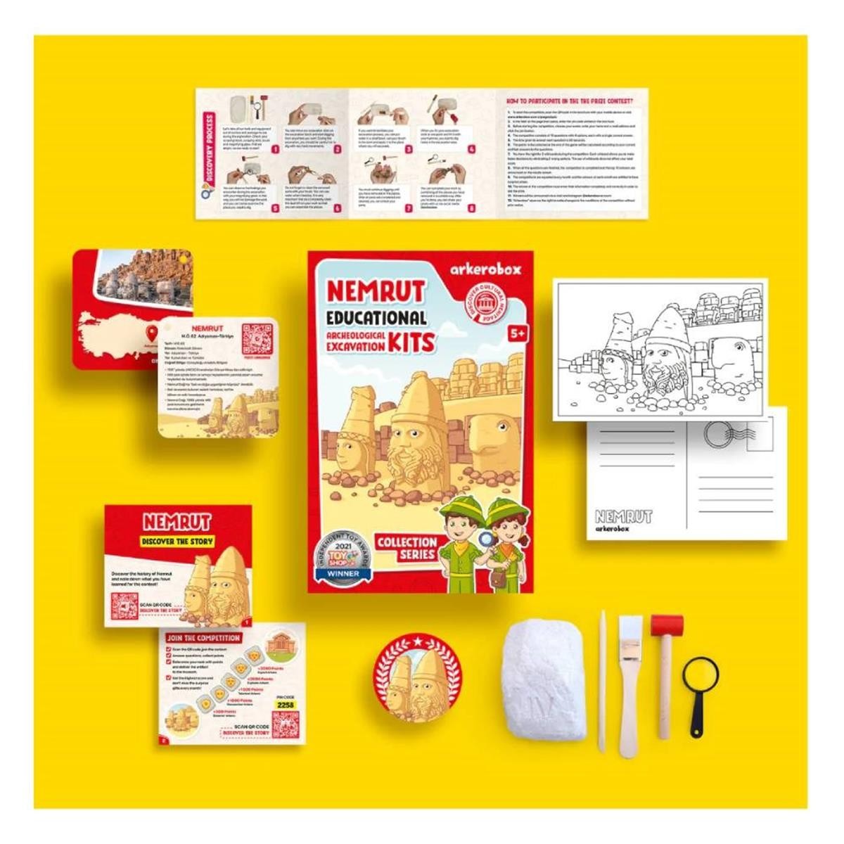 Nemrut Eğitici Arkeolojik Kazı Seti
