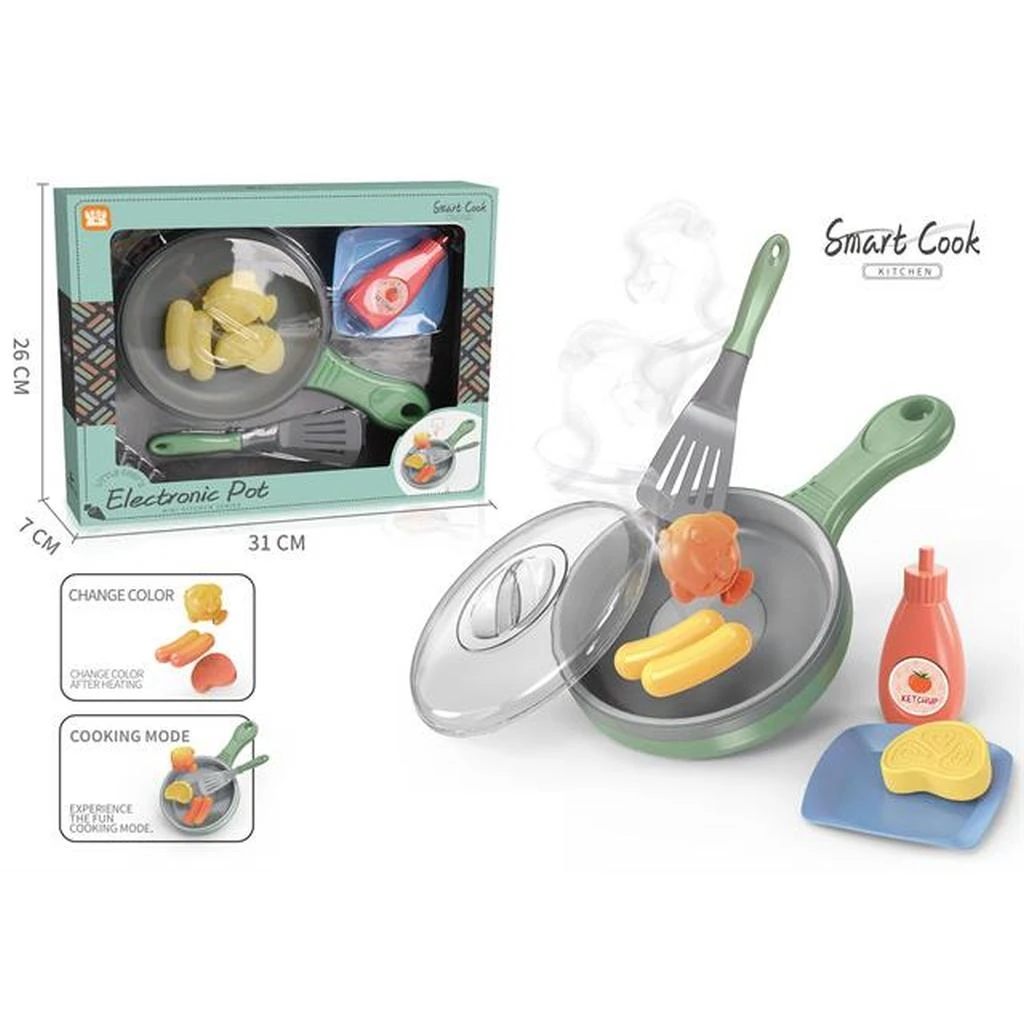 Vardem Kızartma Tava Seti Gıdalar Renk Değiştirir