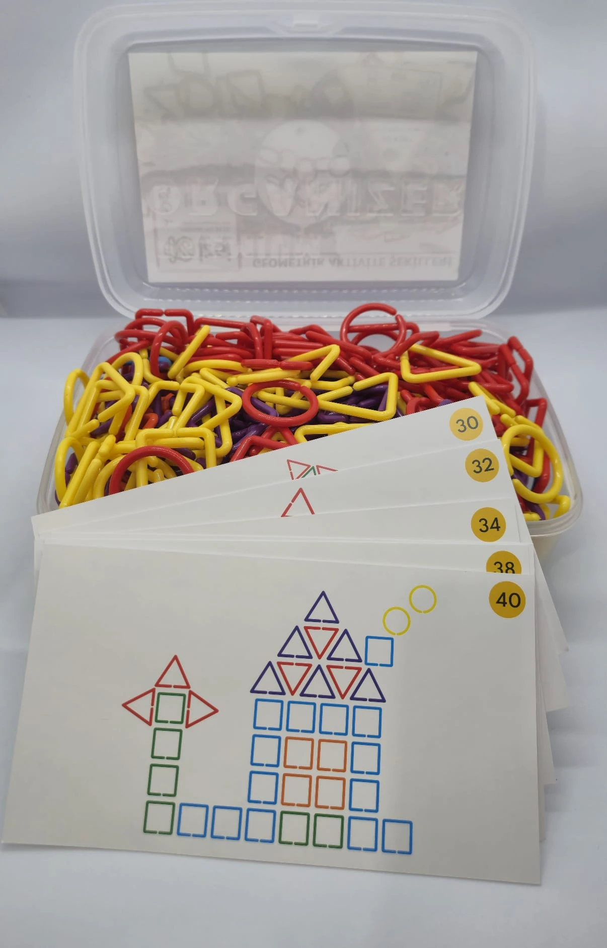 Geometrik Aktivite Şekilleri Ve Kartları