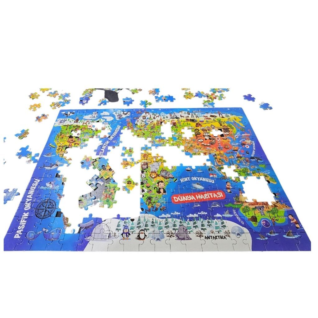 Dünya Kültür Haritası Puzzle