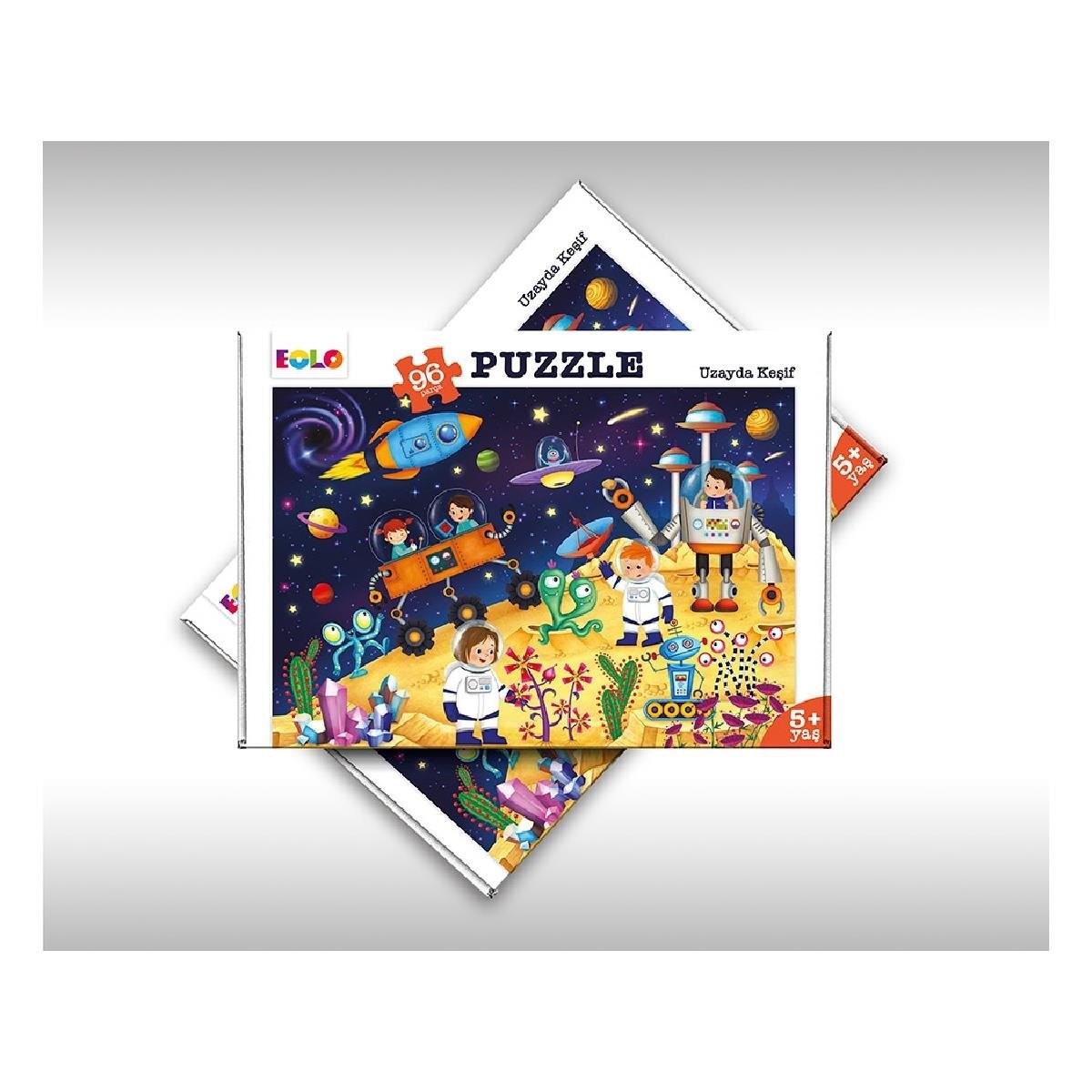 96 Parça Yer Puzzle – Uzayda Keşif