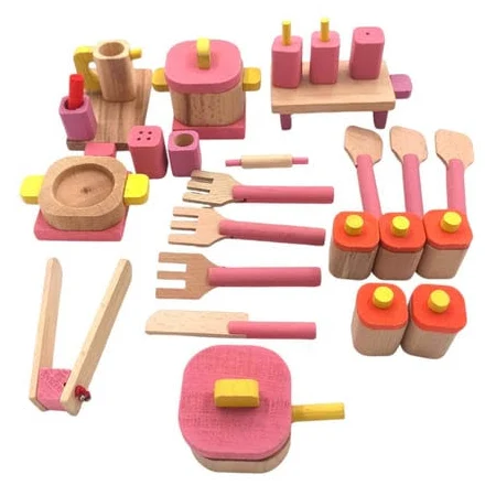 Ahşap Yemek Takımı 27 Parça