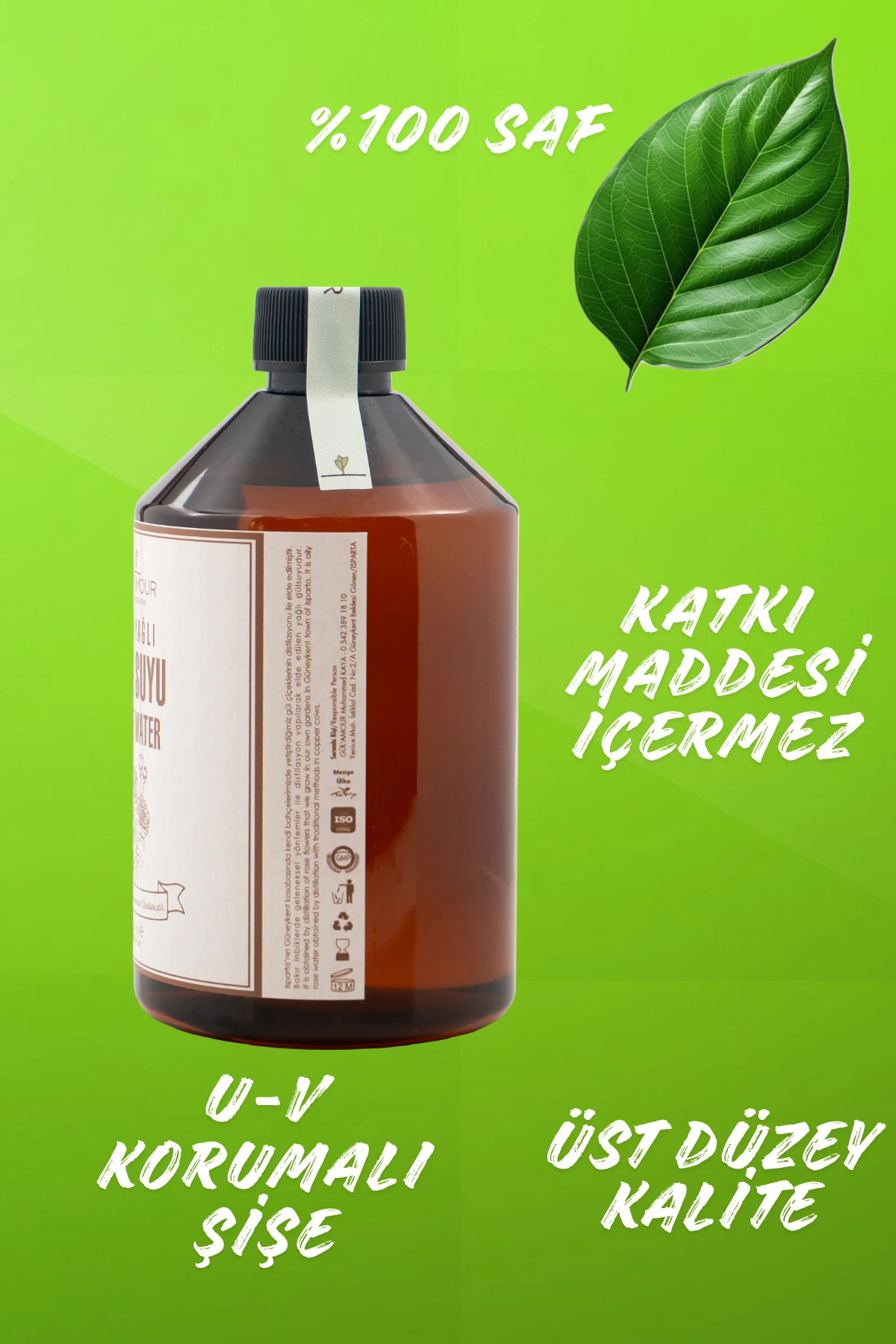 Gül Yağlı Gül Suyu 500ml | Gül'Amour