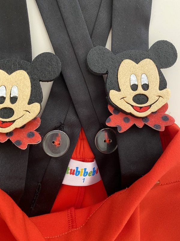 2'Lİ MICKEY MOUSE KONSEPT SALOPET + PAPYON