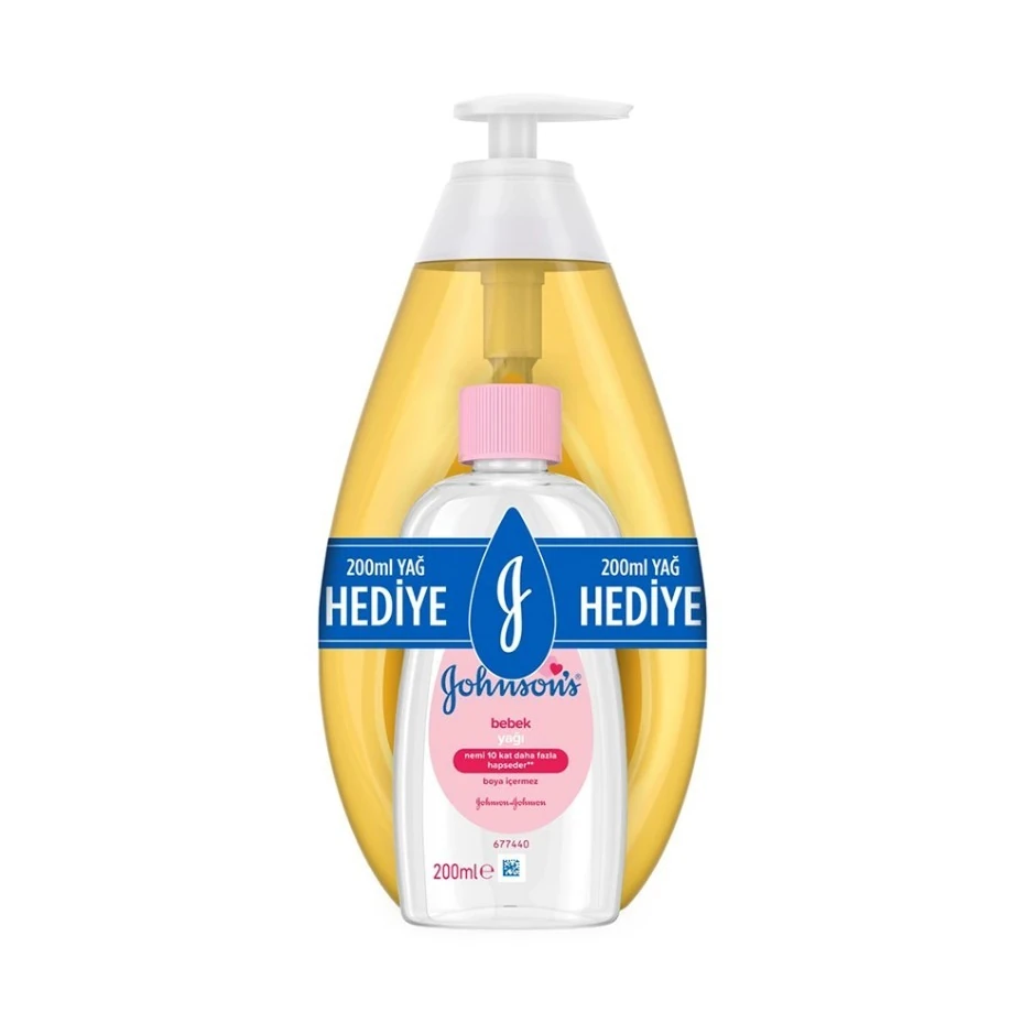 Johnson's Baby Gold Şampuan 750 ml + Bebek Yağı 200 ml