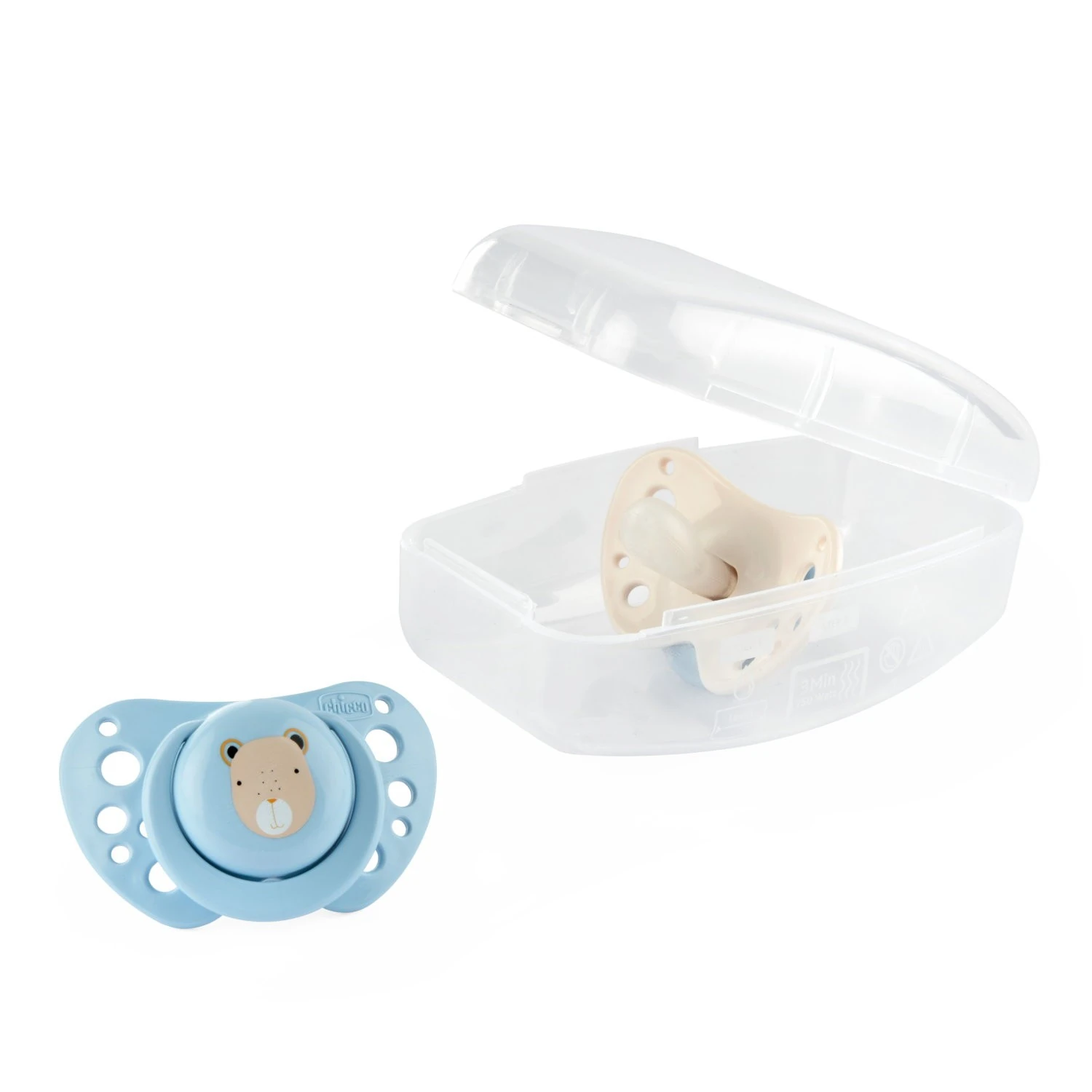 Chicco PhysioForma Air 2'li Silikon Emzik 2-6 Ay Erkek