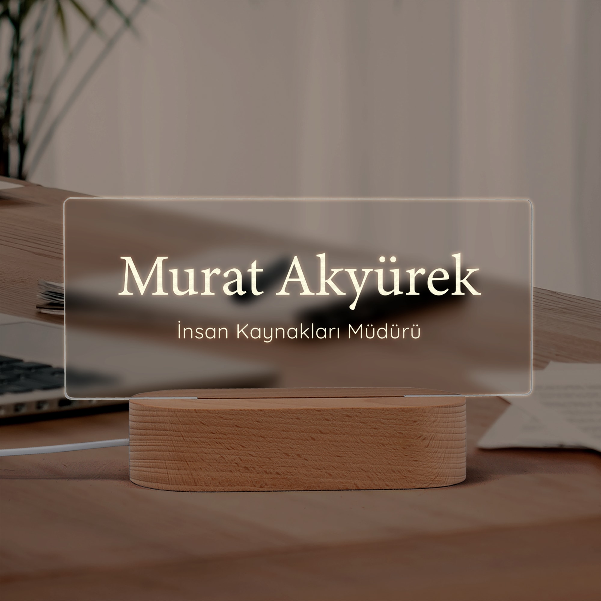 Kişiye Özel LED İsimlik Masa Lambası