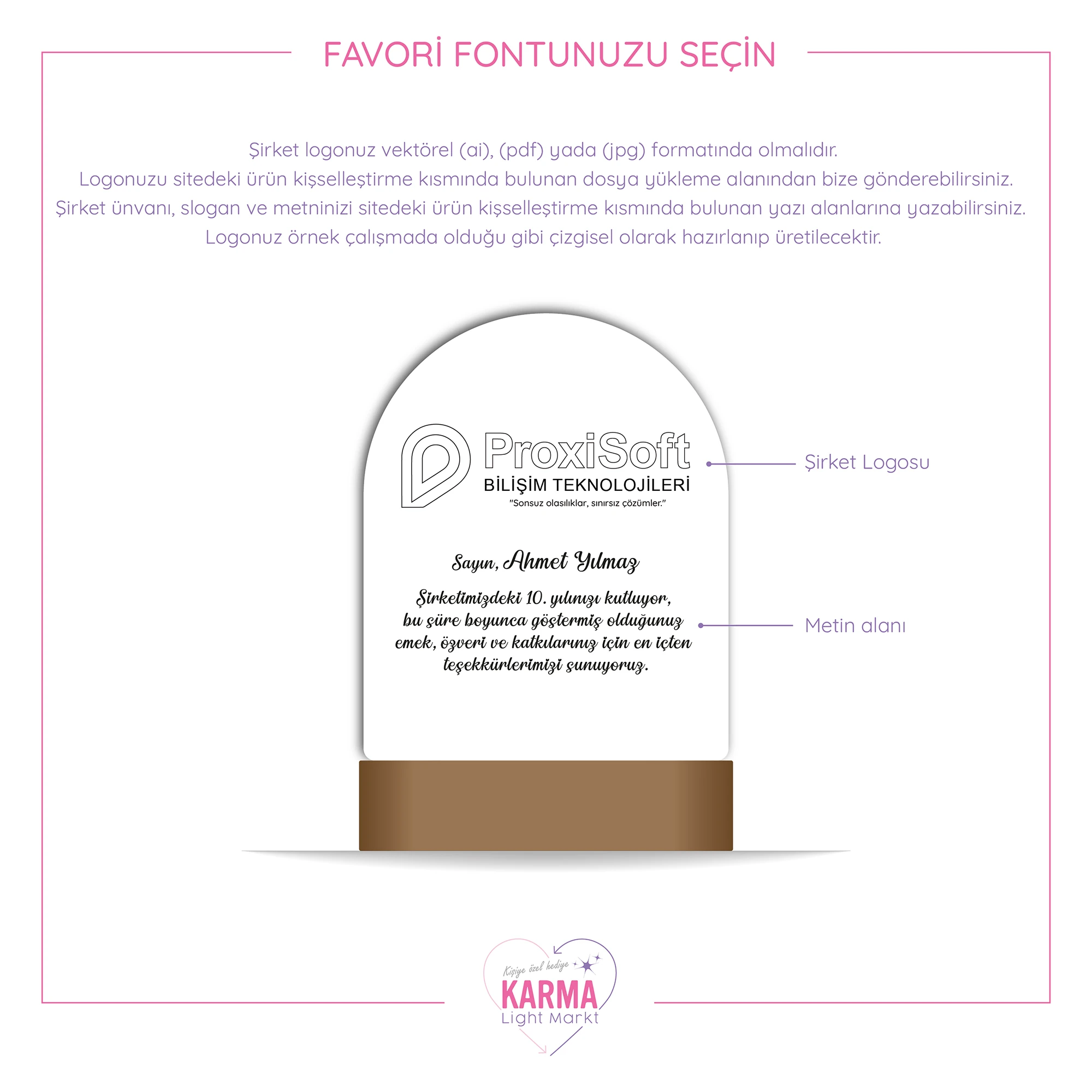  Kurumsal Kişiselleştirilebilir Hediyelik Led Pleksi