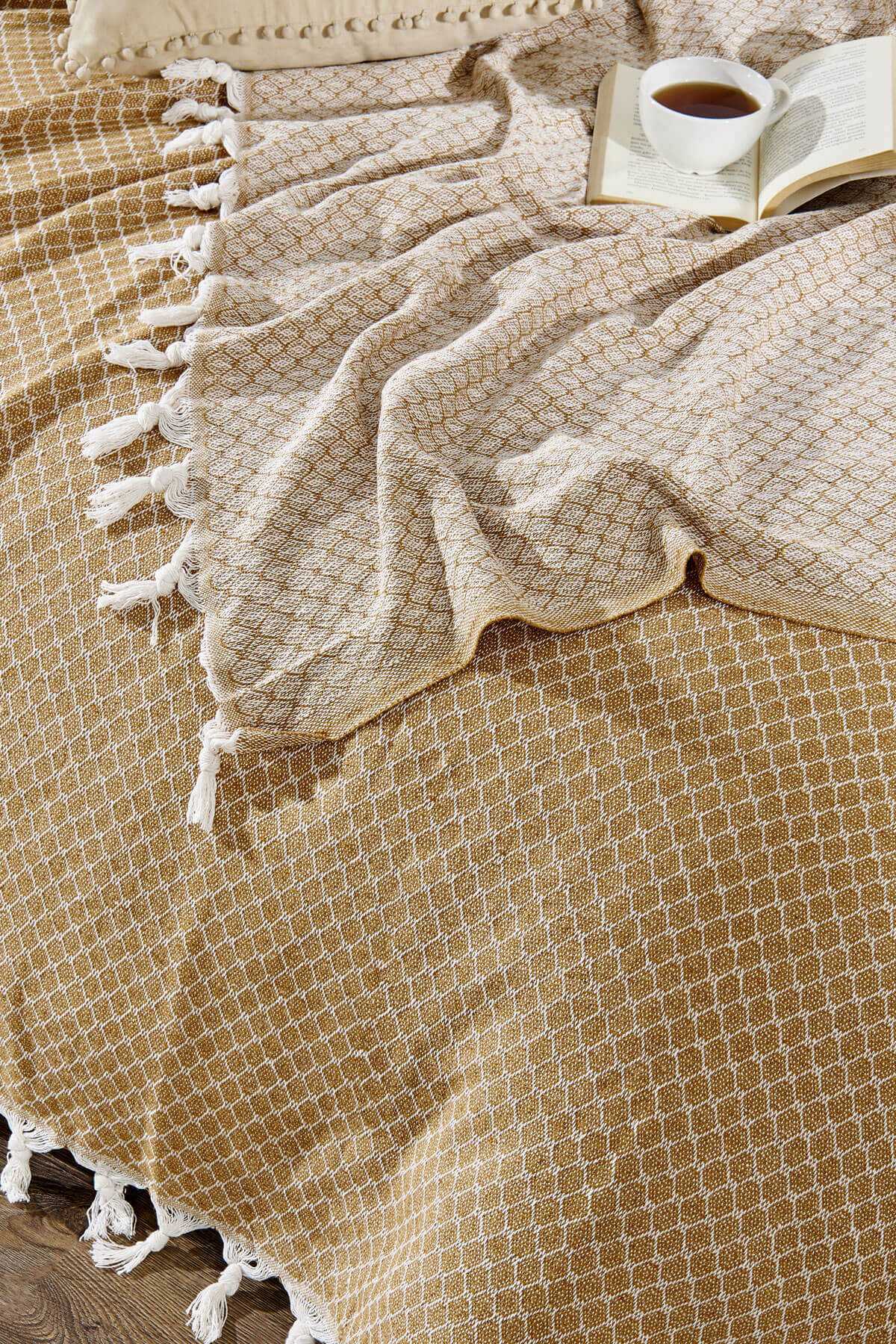 Çift Kişilik Yatak Pikesi Alice Hardal 200 x 230 Cm