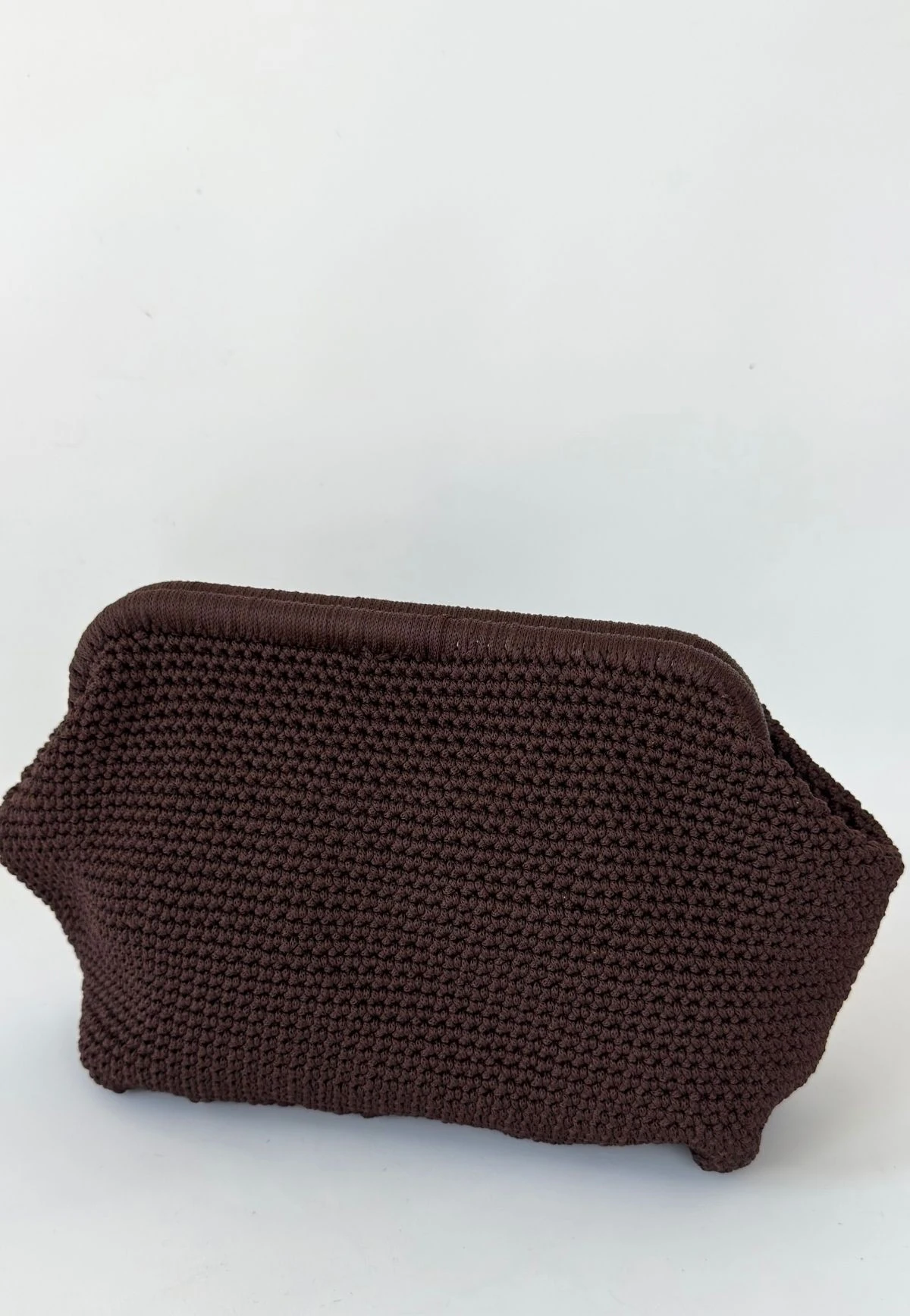 Froy Acı Kahve Örgü Çanta