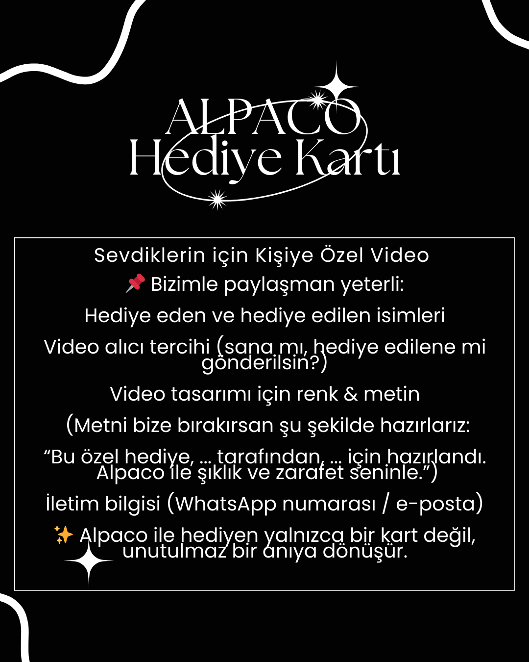 ALPACO HEDİYE KARTI