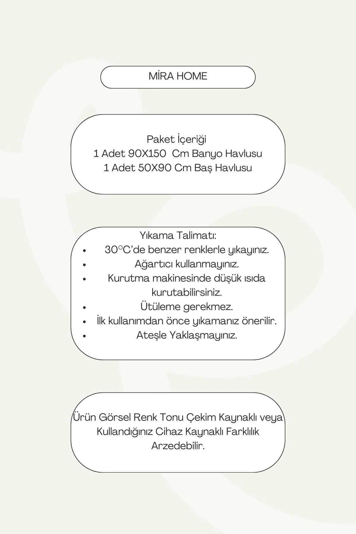 2 Parça Jakarlı Banyo Havlu Takımı &amp;#37;100 Pamuklu 90x150 Cm Arden Bej