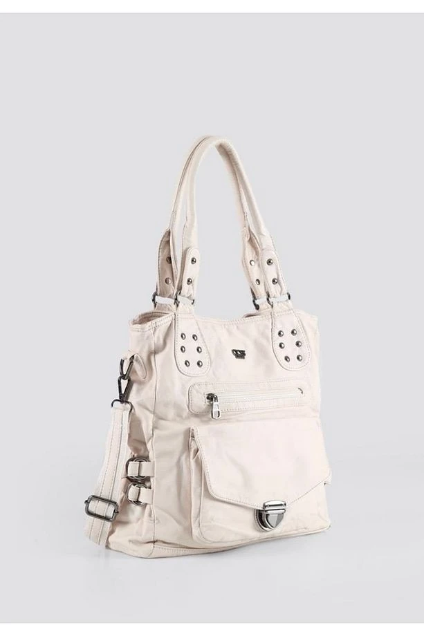 Asin Bej Cilt Omuz Çantası