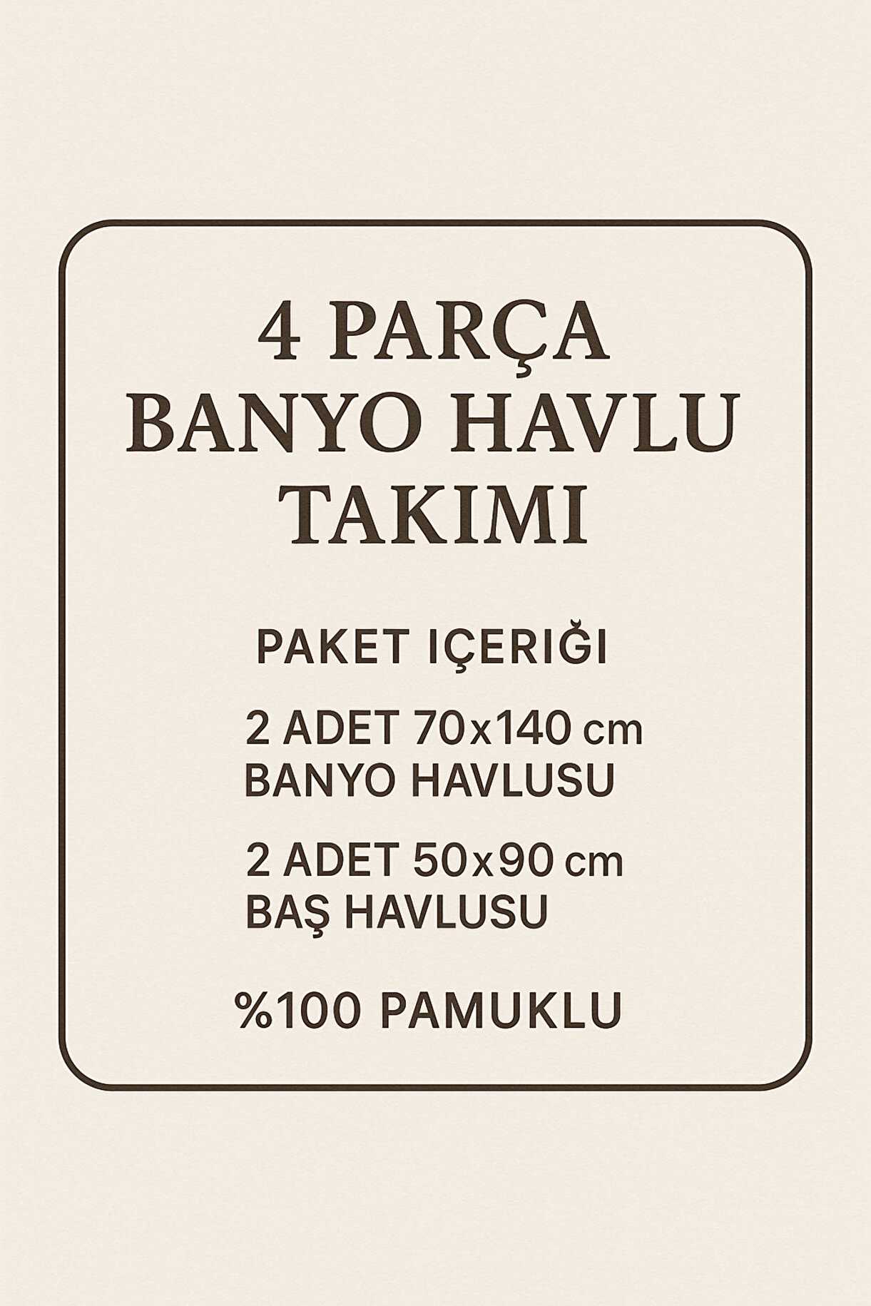4 Parça Ekonomik Banyo Havlu Takımı &amp;#37;100 Pamuklu Quickdry Mavi Mavi