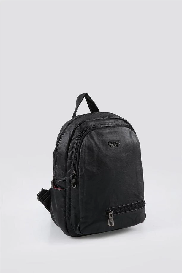 Rior Siyah Cilt Sırt Çantası