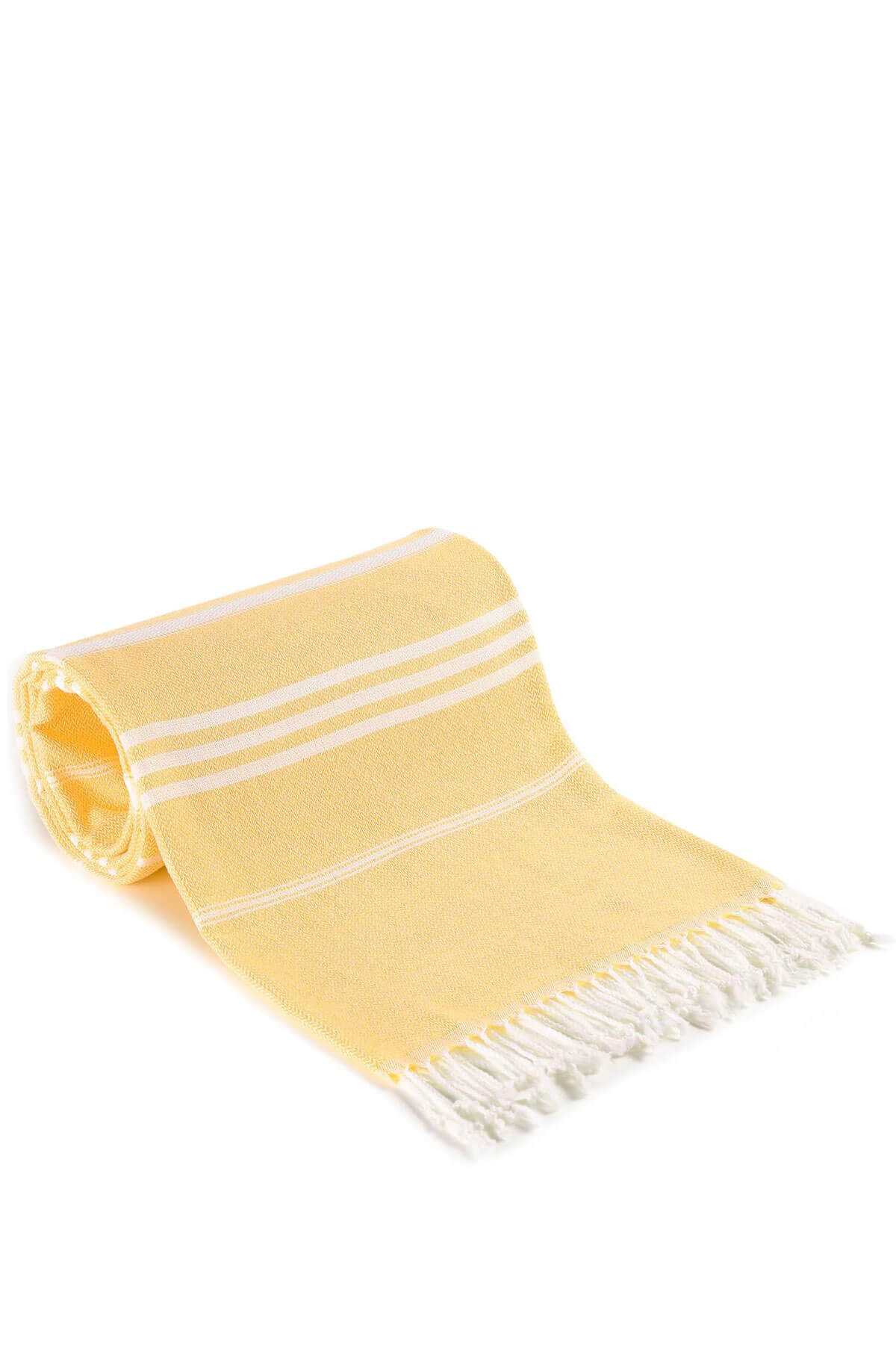 Summer Wind Soft &amp;#37;100 Pamuk Peştemal 100x180 cm Sarı