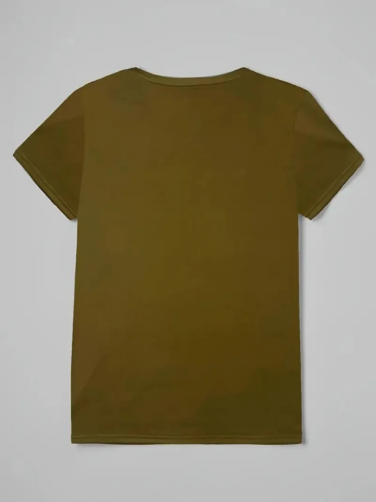 Kadın Kısa Kollu Kedi Ve Pati Baskılı Süprem T-shirt