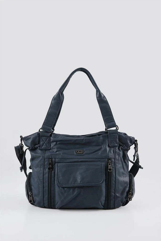 Giwer Mavi Cilt Omuz Çantası