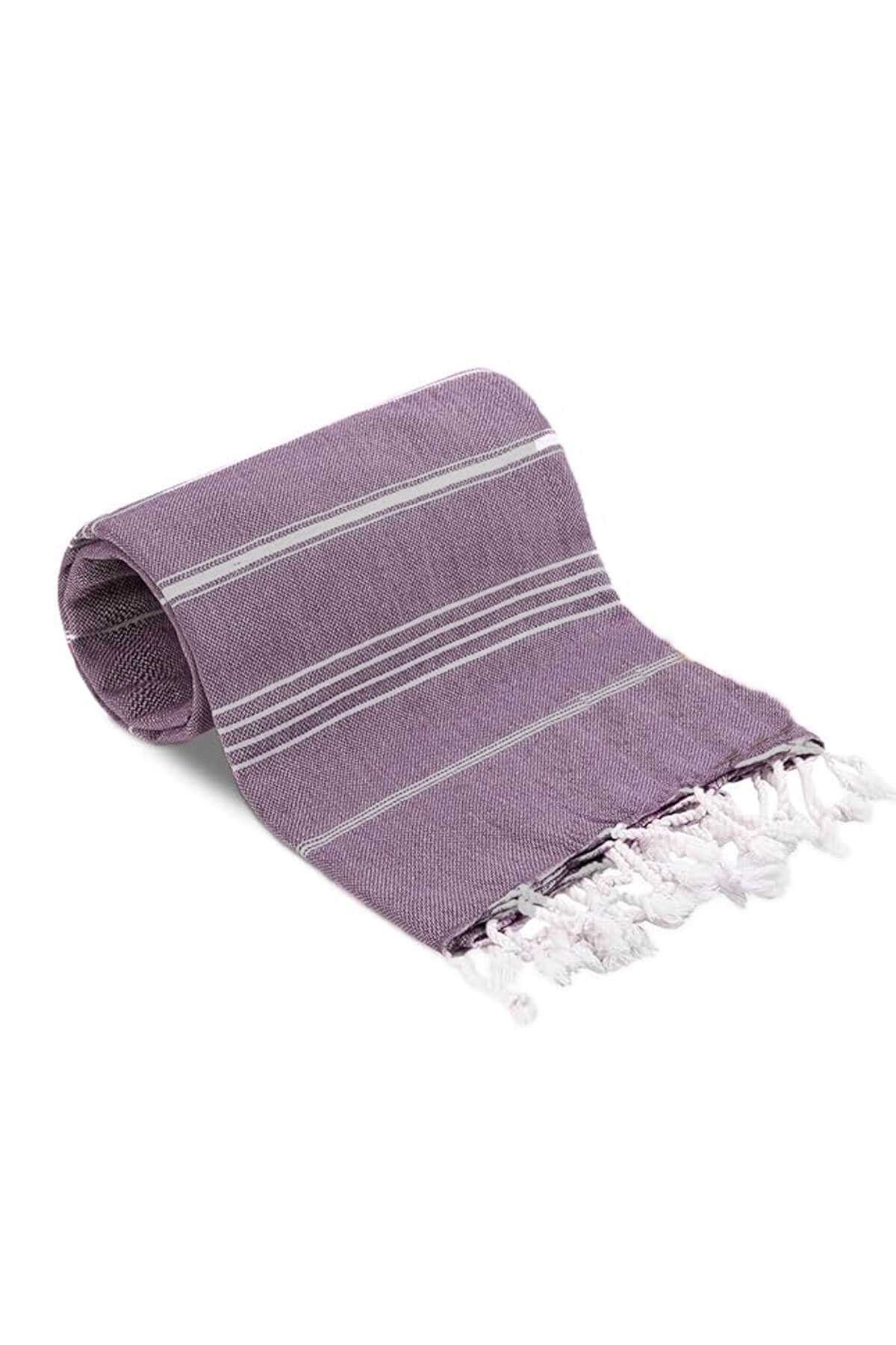 Summer Wind Soft &amp;#37;100 Pamuk Peştemal 100x180 cm Mor