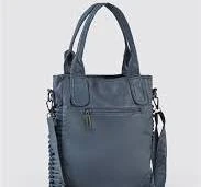 Deay Mavi Cilt Omuz Çantası