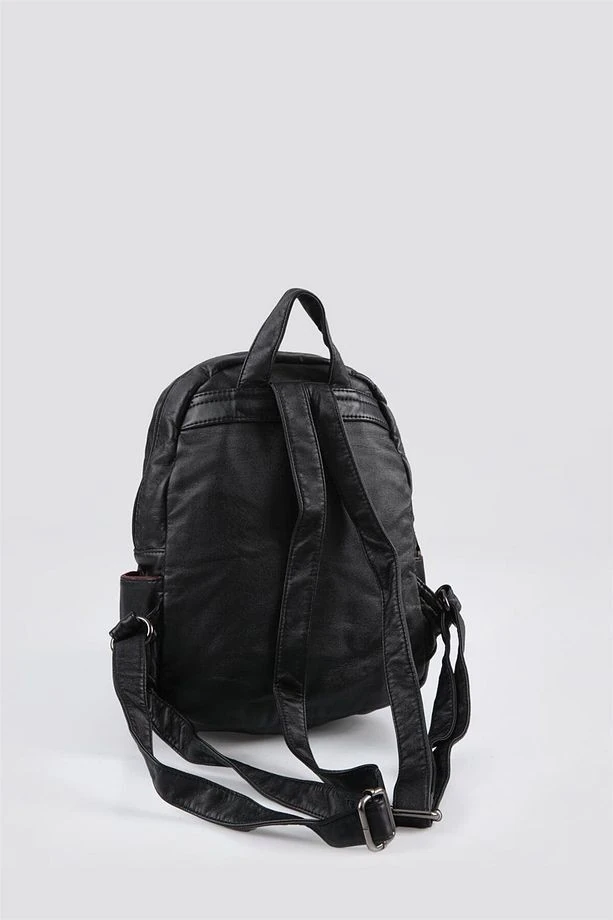 Rior Siyah Cilt Sırt Çantası