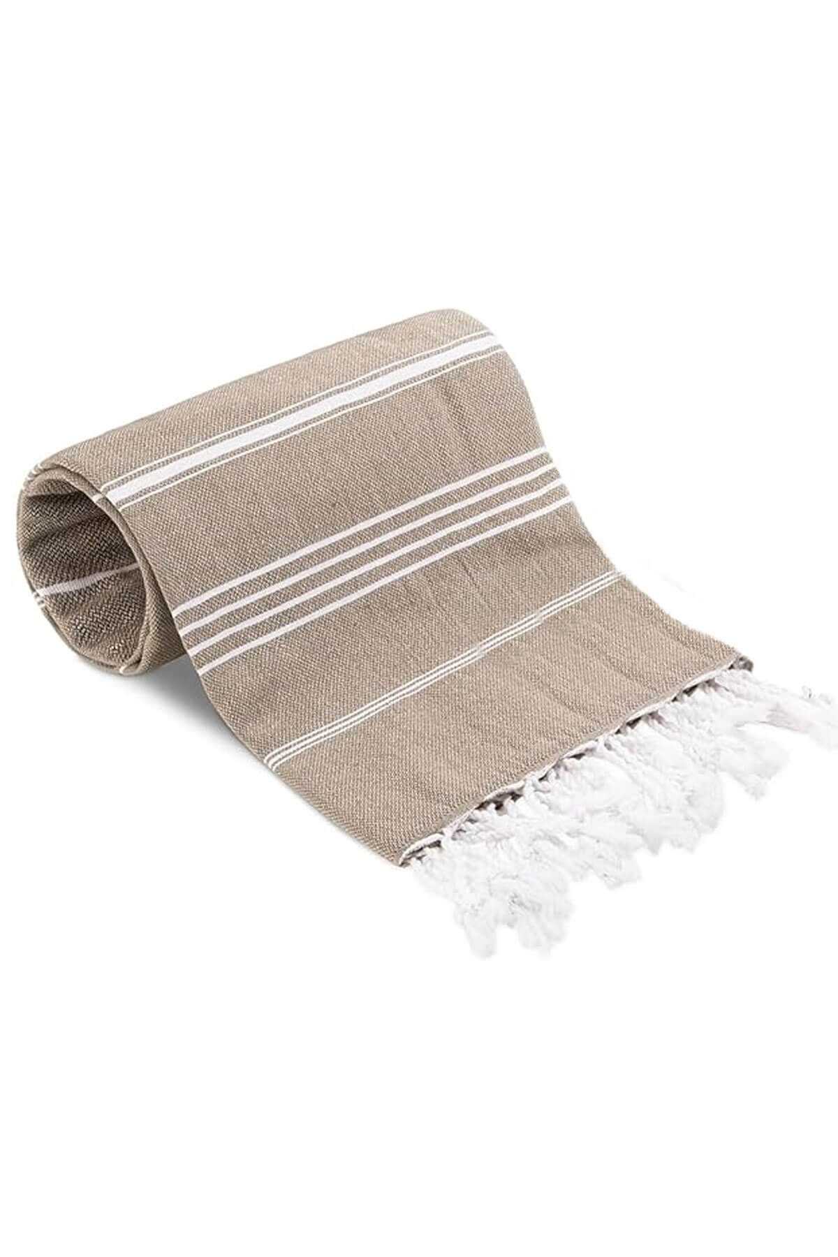 Summer Wind Soft &amp;#37;100 Pamuk Peştemal 100x180 cm Kahve