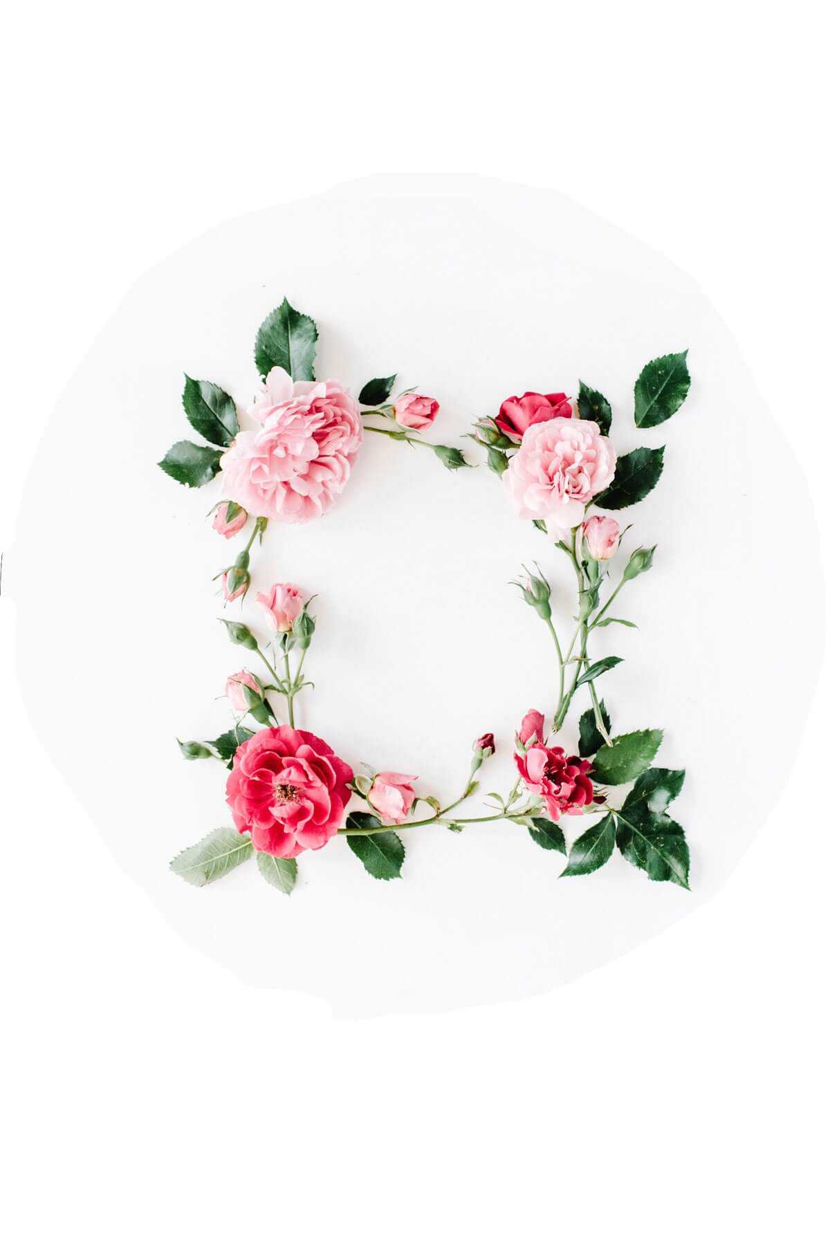 Yuvarlak Gül Desenli Duck Kumaş Masa Örtüsü 150x150 Cm