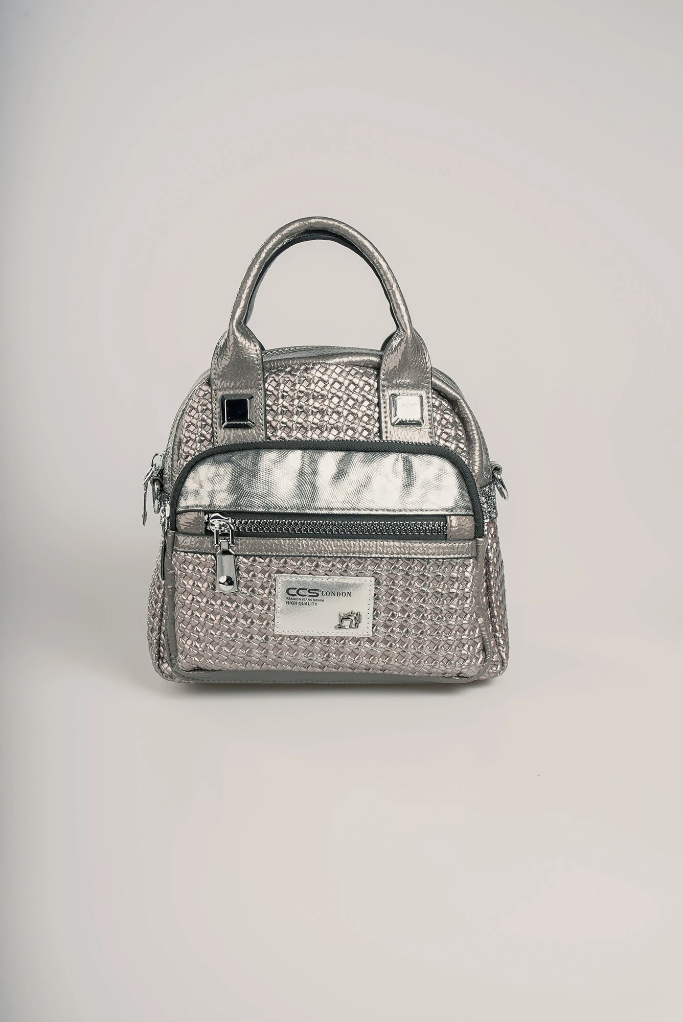 Karen Gri Cilt Omuz Çantası